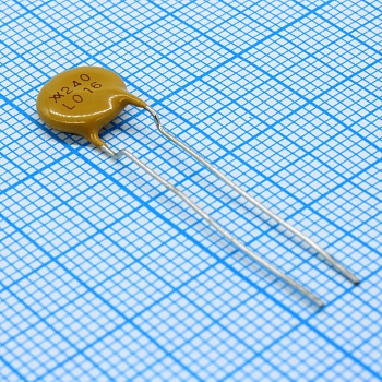 LVR016K-2 - Самовосстанавливающийся предохранитель PTC 0.16A 240V 4.1Om -40C...+85C формованные выводы