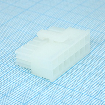 39012140 - Кожух разъема RCP 14 местн. 4.2мм с захватом для монтажа кабеля