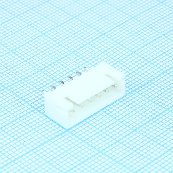 B6B-XH-A (LF)(SN) - Серия XH. Корпус разъема - вилка на плату 6 контактов, шаг 2.5мм