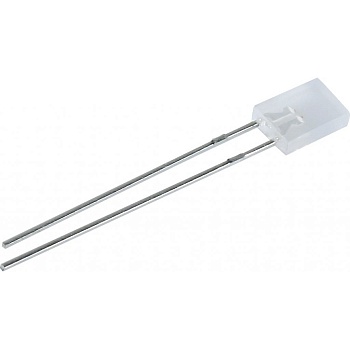 L-117EGWT - Светодиод 2х5мм/красный/625нм/5-10мкд/ - зеленый/568нм/5-8мкд/белый матовый/110°