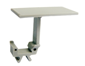 Держатель маркировки UJ5 5-25X12 - Держатель маркировки, для клемм 2,5 мм кв., цвет: серый тип монтажа: в гнездо для маркировки