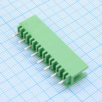 2EGTV-5.08-08P-14-00 - Разъемный клеммный блок на плату, 8 контактов. Серия 2EGTV-5.08
