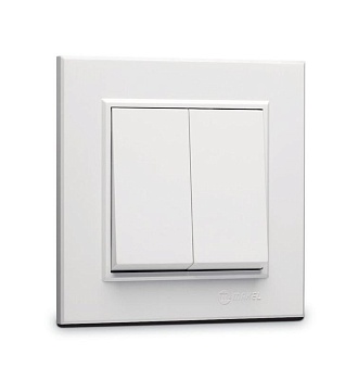 Выключатель 2-кл. СП Karea 10А IP20 бел. 56001003