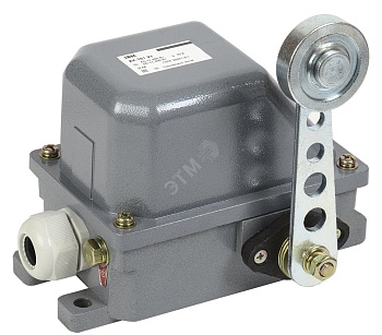 Выключатель концевой КУ-701 У1 рычаг с роликом 10А IP44 2 эл. цепи KV-1-701-1