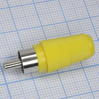 RCA 4001 Y(4007) - RCA штекер кабельный, разъем типа "тюльпан"