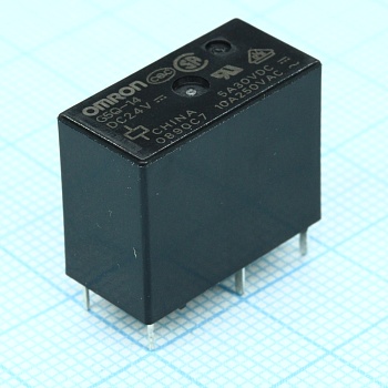G5Q-14-24VDC - Силовое реле 10А один контакт на переключение катушка 24В 1440Ом
