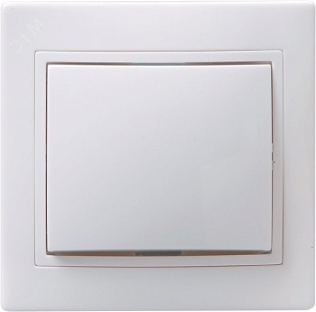 ВС10-1-0-КБ Выкл. 1кл 10А керам. КВАРТА бел. EVK10-K01-10-K