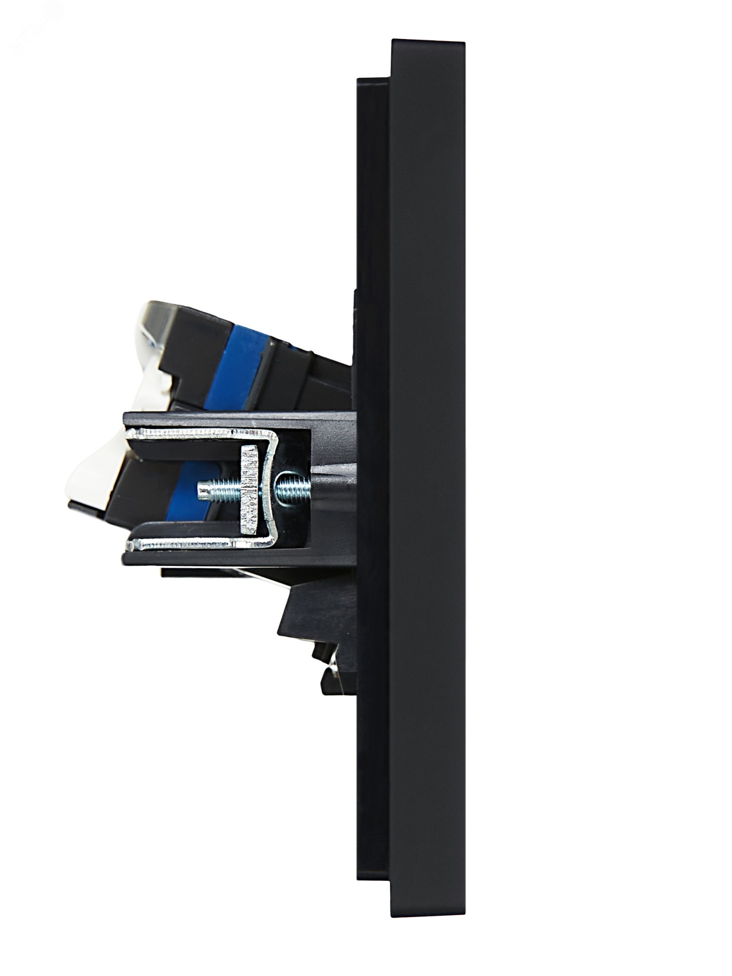 FORTE&PIANO Розетка компьютерная двойная RJ45 кат.6 FP134 черный IEK FP-K20-2-K02