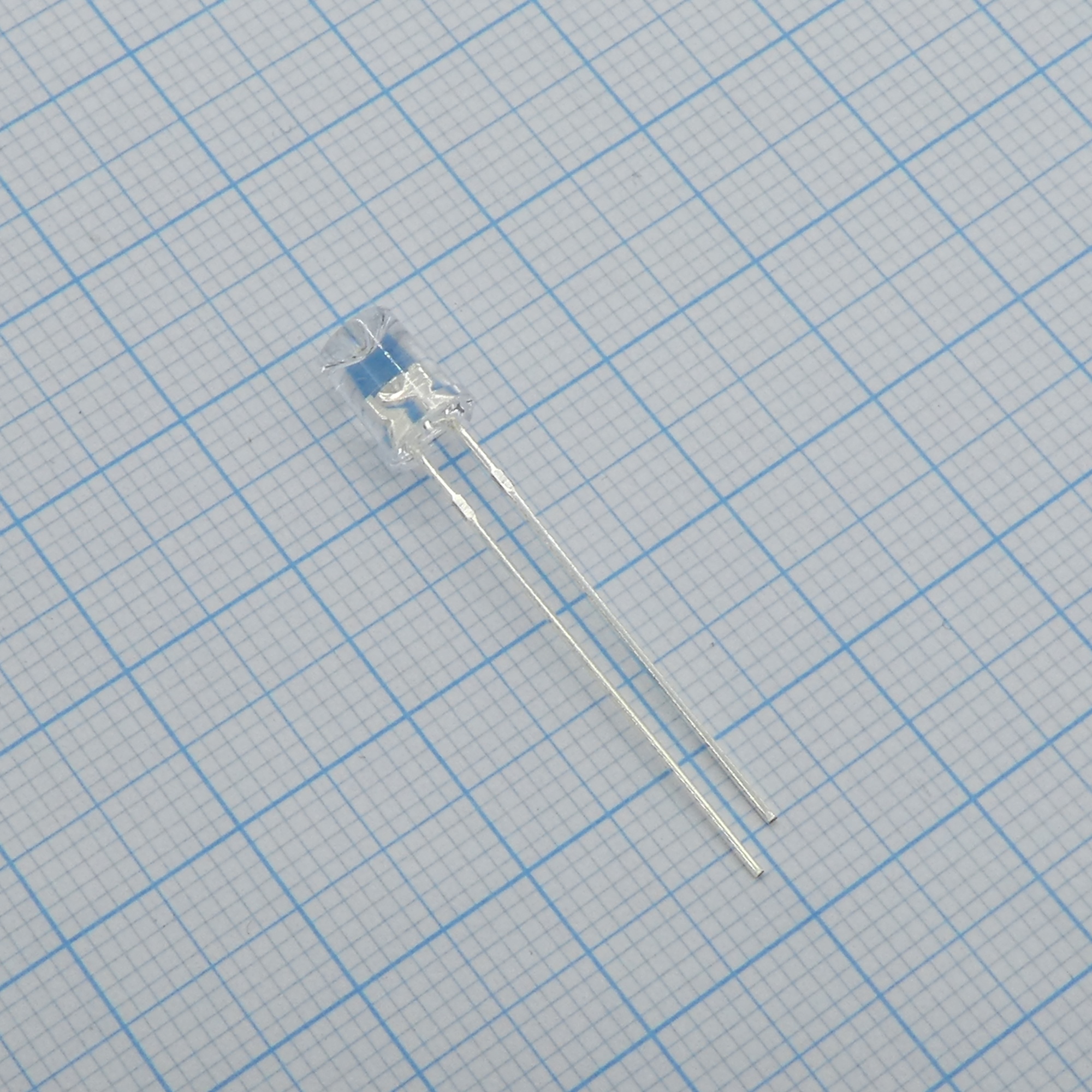 FYL-5033PGC1M - Светодиод 5мм/зеленый/520нм/1500мкд/прозрачный/110°/цилиндр с конусообразным углублением