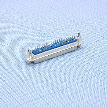 DS1034-37MUNSI44 - Разъем D-Sub штыревой 37 контактов на плату