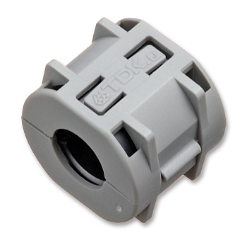 ZCAT2017-0930-BK - Фильтр на кабель 21х20  диаметр кабеля до 9 мм, чёрный, стяжка в комплекте