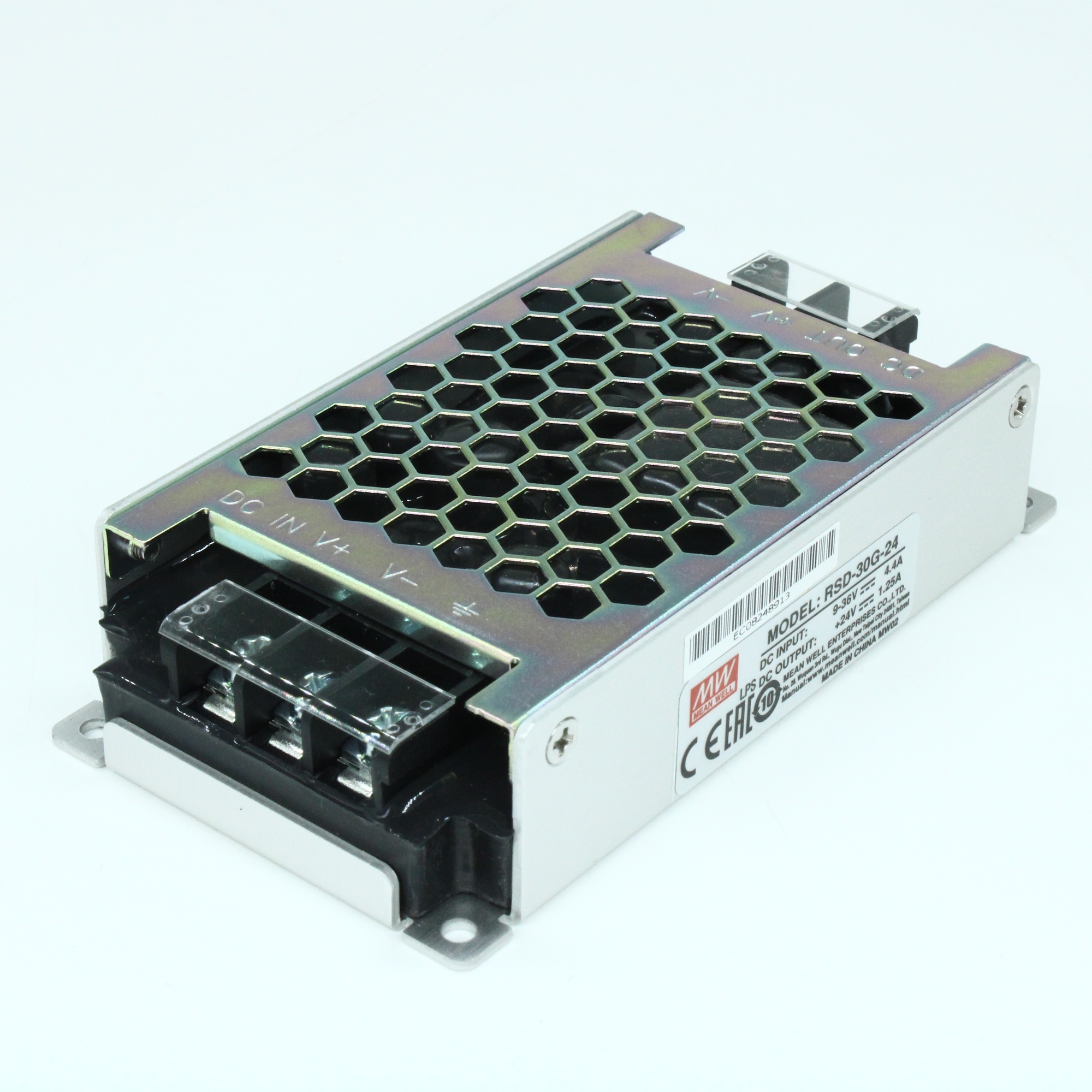 RSD-30G-24 - DC-DC, 30Вт, вход 9…36В, выход 24В/1.25А, изоляция 4000В DC, в кожухе 113х60х25мм, -40…+70°С