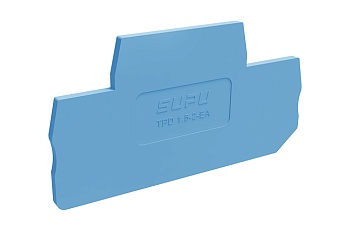 Торцевая крышка TPD1.5-2-BU-EA - Торцевая крышка для клемм TPD1.5-2-..., цвет: синий