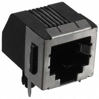 5555140-1 - Модульный разъем, Cat3, RJ25, Гнездо, 6 контакт(-ов), 6 вывод(-ов), 1 порт(-ов)