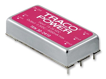 TEN 30-2411 - Преобразователь DC/DC на печатную плату вход 24В однополярный выход 5.1В 6A 30Вт 6-Pin