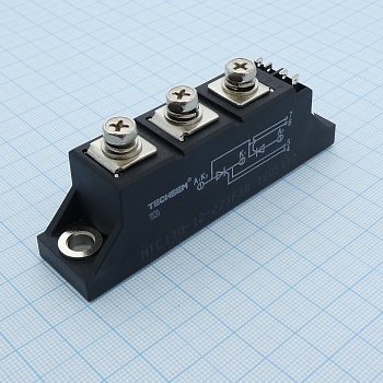 MTC110-12-223F3B - Тиристорный модуль;1200В;110А; аналог SKKT106B/12E MCC95-12io1B MCMA140P1600TA