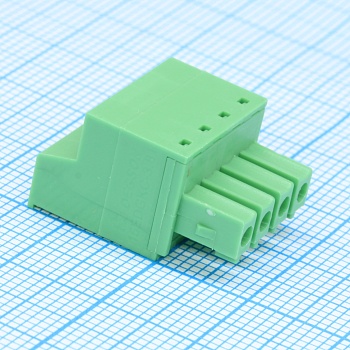 15EDGKC-3.81-04P-14-00A(H) - Разъемный клеммный блок. Серия 15EDGKC-3.81 4 контакта