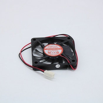 EC6010H12C - Вентилятор 12В, 60х60х10мм, 1 подш. качения/1 подш. скольжения, 4400 об/мин