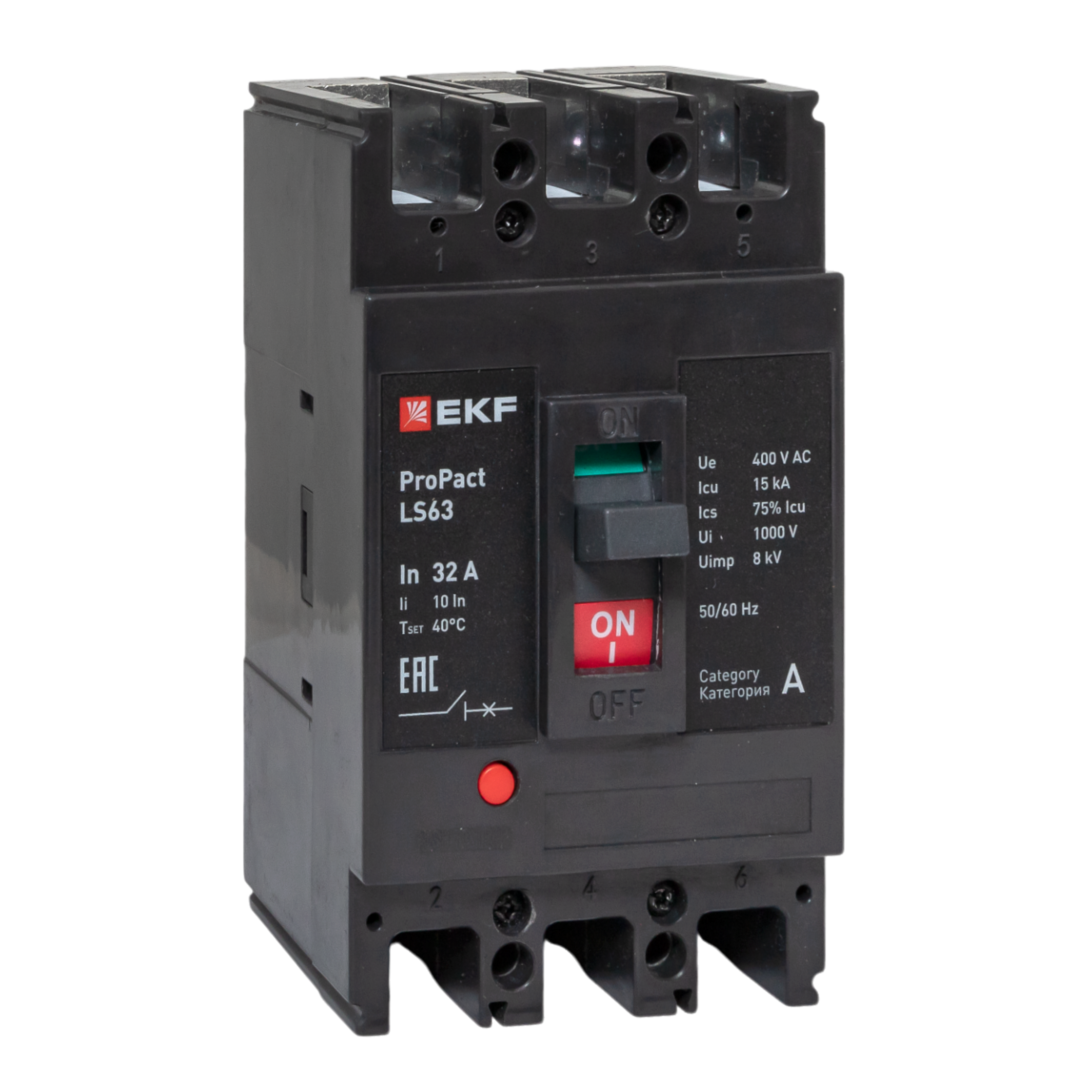 Автоматический выключатель LS63 15кА 3P 32А ProPact EKF
