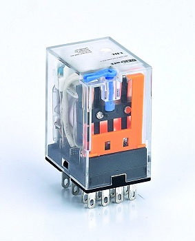 Промежуточное реле 4 конт. с LED инд. и TEST функ. 3А 12В DC ПР-102 C3(2) 23803DEK