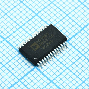 AD7863ARSZ-10 - АЦП  14-бит сдвоенный 2-канальный 28SSOP