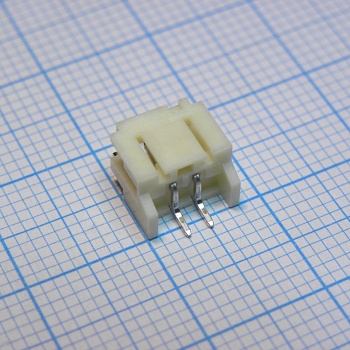 S2B-PH-SM4-TB (LF)(SN) - Разъем штыревой 2pin, однорядный, боковой, шаг 2мм SMD