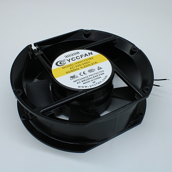 YAH1751B2 - Вентилятор 220В AC, 28.7W, 2600об/мин., 172x150х51мм, 321.1м3/час, 45дБ, подшипник качения, тип вывода - провод 250мм, -10°C~+70°C