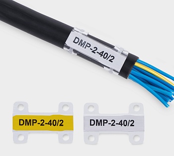 Держатель маркера DMP-2-40/2 - Контейнер для маркера, крепление на кабеле стяжкой, высота устанавливаемого маркера 4,6 мм, в упаковке 200 держателей для установки маркера HIC