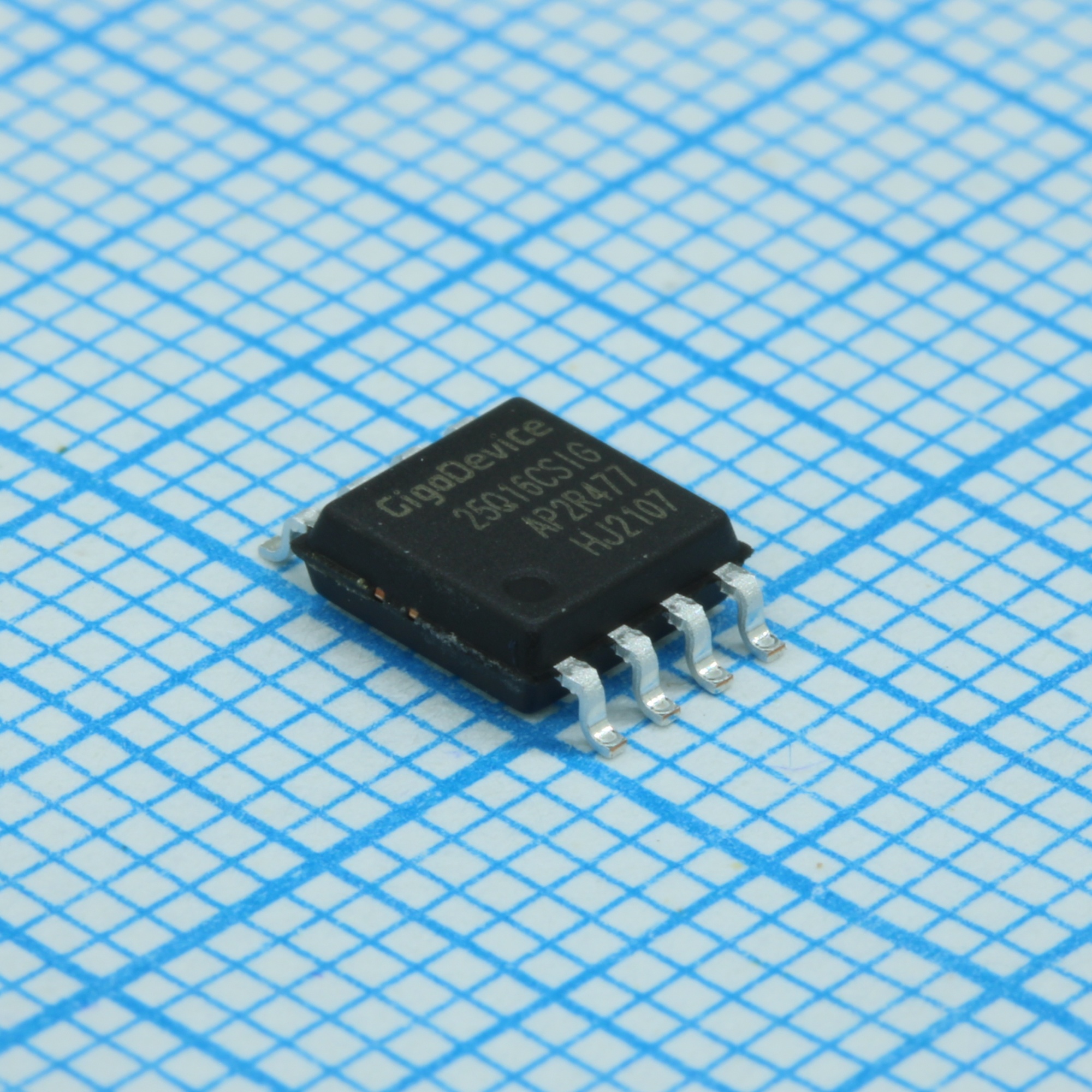 GD25Q16CSIGR - Флэш-память архитектура NOR 16Мб (2M x 8) шина SPI счетверенный порт 120МГц