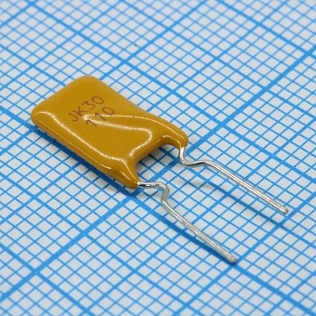 JK30-110 - Предохранитель самовосстанавливающийся 30В 40A 1.1А(удержание) 2.2А(отключение) 8сек 0.7Вт 70Ом перед отключением