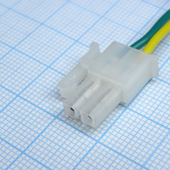 MF-2x1F провод 0.3m AWG20 - Разъем питания Mini-Fit 2 контакта, гнездо на проводе 300мм, шаг 4,2мм