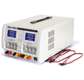 YIHUA 3005D-II - Блок питания лабораторный двухканальный 2х0-30В/5A, 3-й канал с фиксированным напряжением 2.5В/3.3В/5В