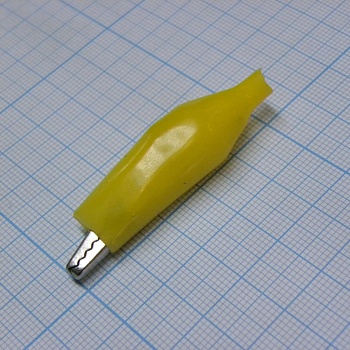 крокодил   8003  Yellow(1227) - зажим типа крокодил