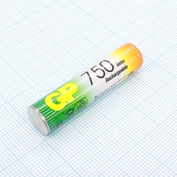 Аккумулятор AAA  750мАч  GP - Аккумулятор никель-металлгидридный