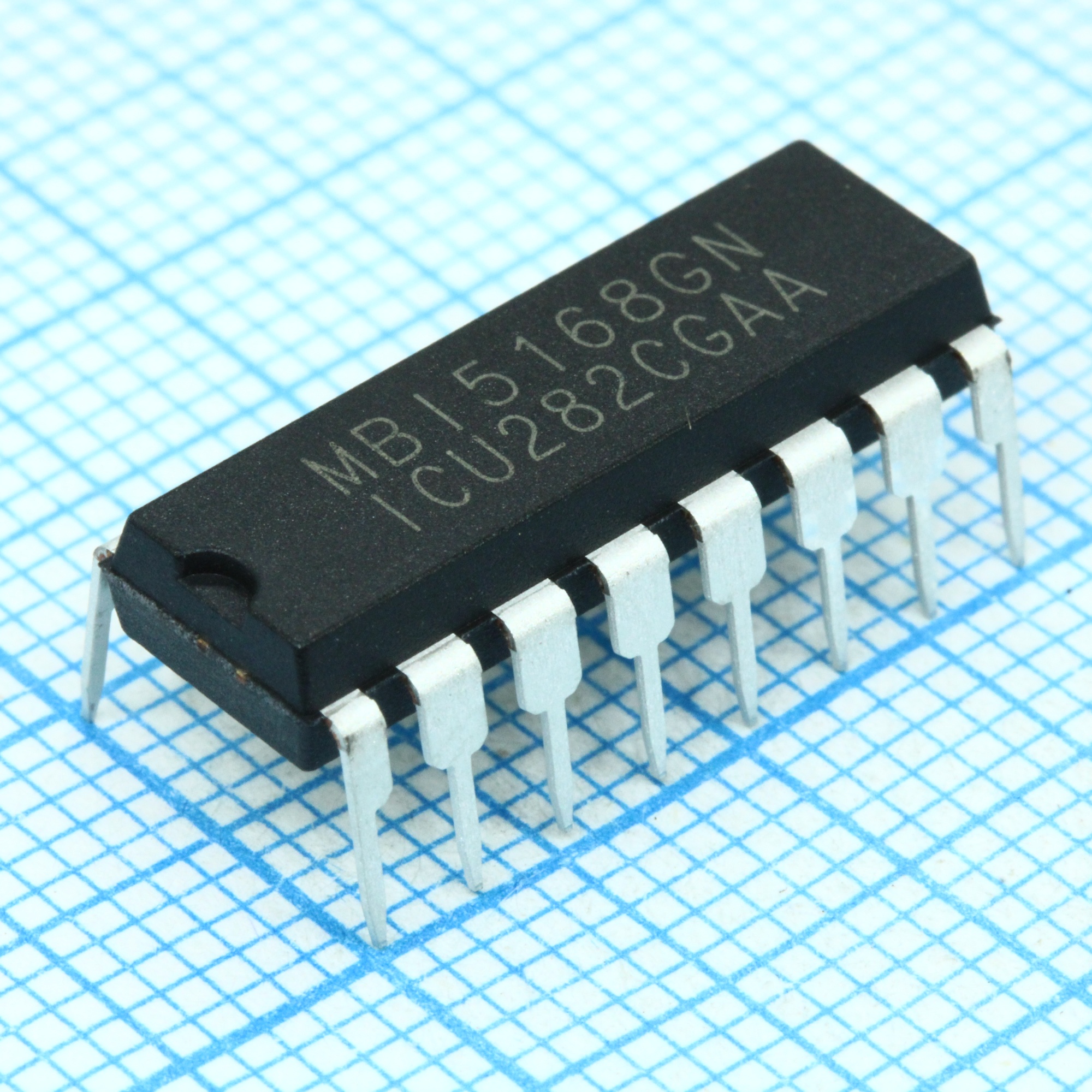 MBI5168GN-A - Драйвер Led; 8 каналов; Iвых= 5-120mА; 25MHz; PWM; PrecisionDrive; Uп=5v