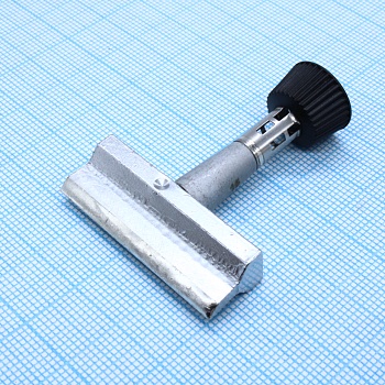 0102ZDLF370 - Жало паяльное для паяльников ERSA I-Tool, I-Tool Nano, I-Tool Pico, клин-лопатка 37 мм, для нагрева отрезка медной оплетки WICKNC при чистке контактных площадок печатных плат от остатков припоя