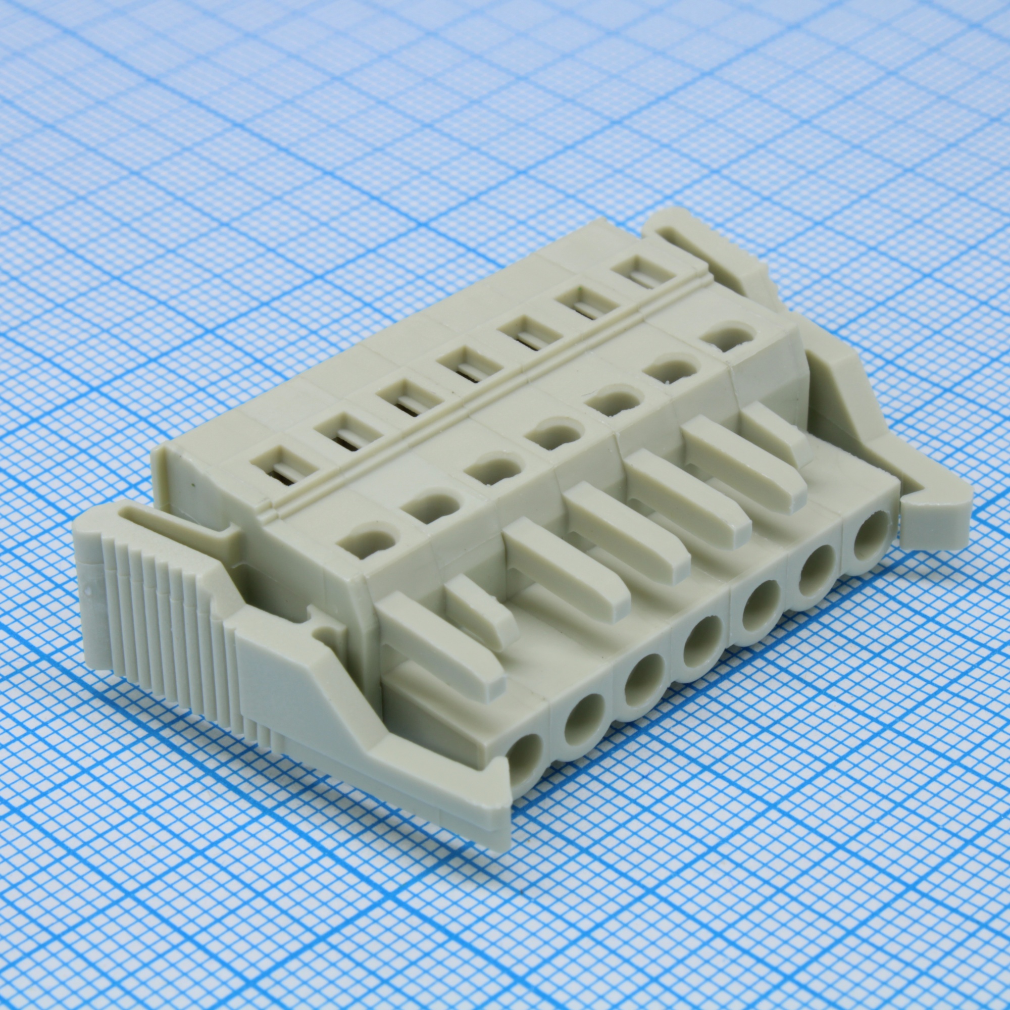 8EDGKG-5.0-07P-11-1001A(H) - Разъемный клеммный блок серия 8EDGKG шаг 5.0мм 07 контакт(-ов)