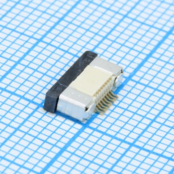 DS1020-09-08VB8A-R - FPC разъем для шлейфа на плату, поверхностный монтаж 8pin, шаг 0.5мм