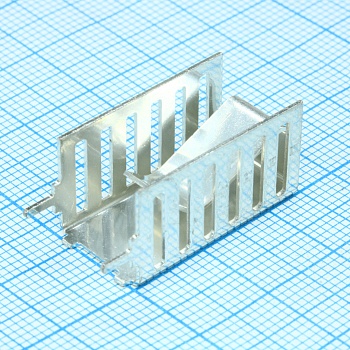 FK262MI220V - Радиатор пассивный для корпуса TO-220 вертикальный медный