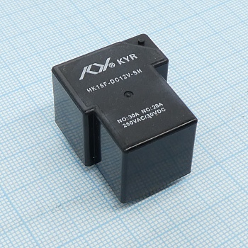 HK15F-DC12V-SH1C - Реле силовое, 30А одна контактная группа-два направления катушка 12В 0.9Вт