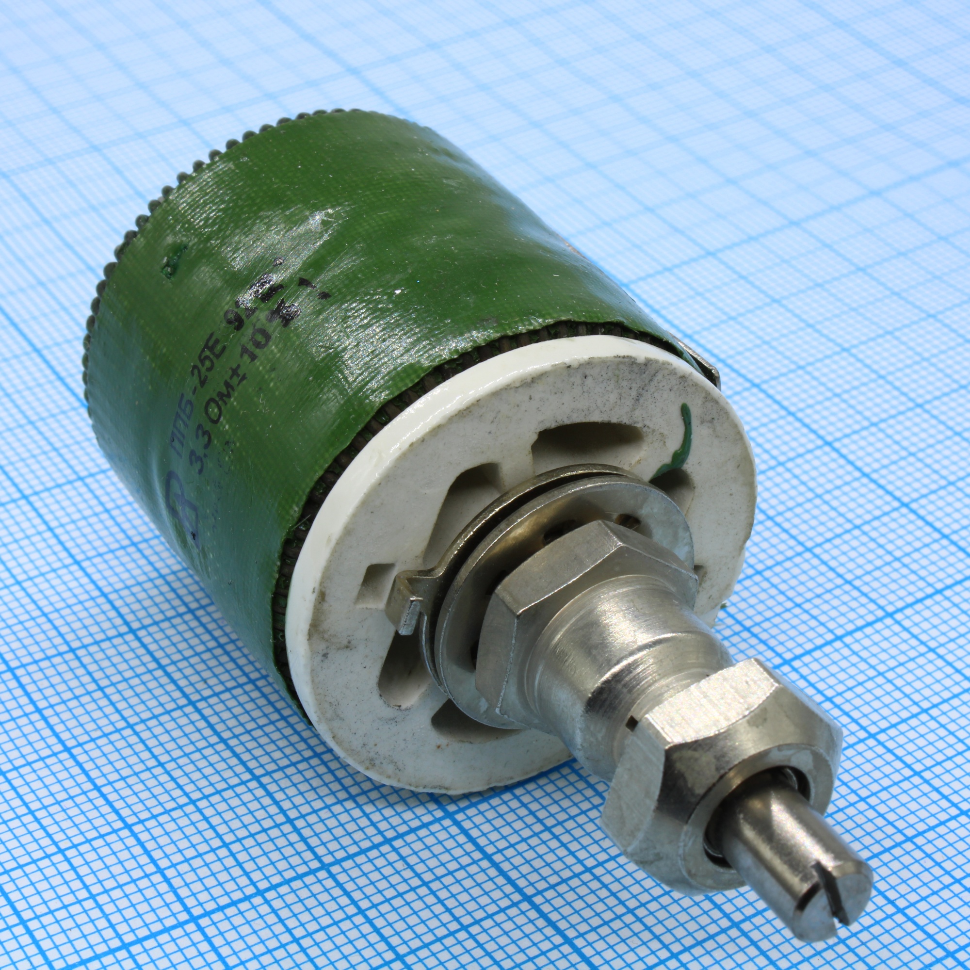 ППБ-25Е       3.3 ±10% - Резистор переменный проволочный 3.3Ом ±10% 25Вт