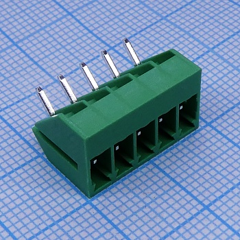 15EDGLC-3.5-05P-14-00A(H) - клеммный блок 5 контактов шаг 3.5мм