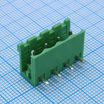 2EGTR-5.0-04P-14-100 - Разъемный клеммный блок на плату, 4 контакта. Серия 2EGTR-5.0