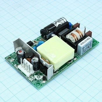 NFM-20-24 - AC-DC, 20 Вт, вход 85...264В АС 47...440 Гц, 120...370В DC, выход 24В/0,92А, изоляция 4000В АС, на плате 89х51х19,3мм, -20...+70°С