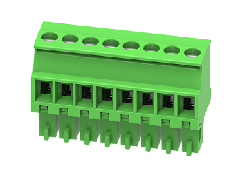Розеточный разъем на кабель MC-RE3.5V20C-0001 - Розеточный разъем, угловой, на кабель, шаг: 3.5 мм, 20 полюсов, фиксация провода винтовая, исполнение: стандартное, 160V, 8A, цвет: зеленый Розеточный разъем на кабель MC-RE3.5V20C-0001 - Розеточный разъем, угловой, на кабель, шаг: 3.5 мм, 20 полюсов, фиксация провода винтовая, исполнение: стандартное, 160V, 8A, цвет: зеленый