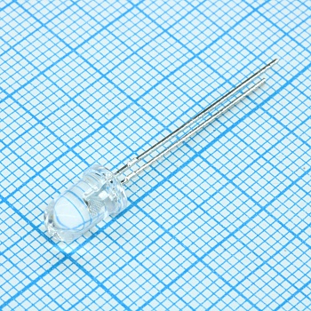 C503B-GAN-CB0F0791 - Светодиод 5мм/зеленый/527нм/16800-90500мкд/прозрачный/15°