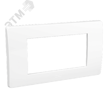 Рамка 2-м 4мод. Brava (для TOR и TBN) бел. RAL9016 75011W