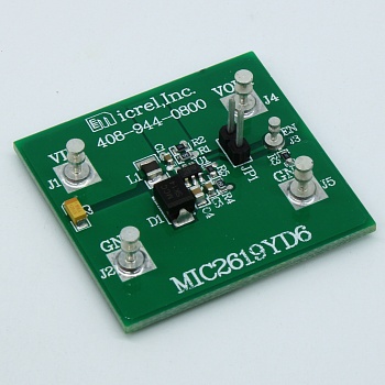 MIC2619YD6-EV - Плата отладочная для ШИМ-контроллера MIC2619