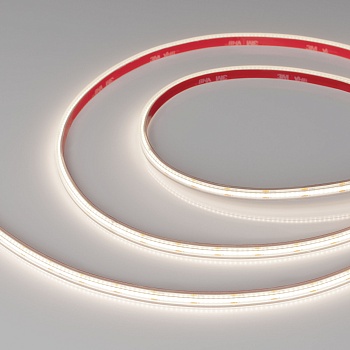 Лента герметичная COB-PS-X400-7mm 24V Day4000 (7.2 W/m, IP67, CSP, 5m) 039959 - Герметичная лента COB сплошной засветки без видимых светодиодов, IP67 (PS - силиконовая экструзия). Светодиоды CSP 400 шт/м (2000шт на 5м). Цвет свечения ДНЕВНОЙ 4000K, высоки