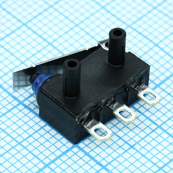 D2HW-BL211H - Микропереключатель с лапкой ON-(ON) 0,1A 125VAC